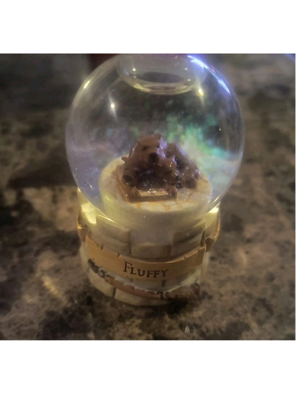 Harry Potter Fluffy Snow Globe Mini Water Globe Hallmark Warner Bros Collectible